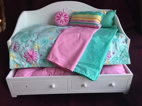 American girl hotsell doll trundle bed
