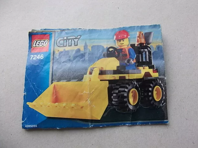Lego 7246 Mini digger manual.No pieces eBay