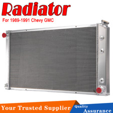 4rows Aluminum Radiator For 1989-1991 Chevy Gmc Rv 2500 3500 7.4l 454 V8 Gas.