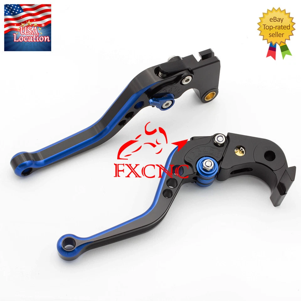 Palancas de embrague de freno cortas CNC para Yamaha XT350 1985-1995 XTZ125 2014-2018 EE. UU. Foto 4 de 4