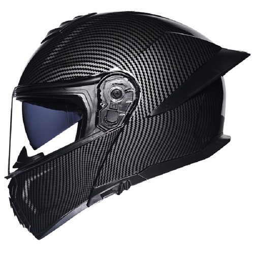 DOT Bluetooth Flip Up Motorcycle helmet Dual Lens Motorbike Modular Helmet - Picture 14 of 60