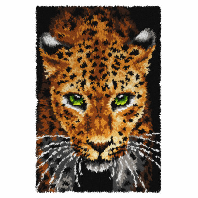 Orchidea Latch Hook Kit: Rug: Leopard