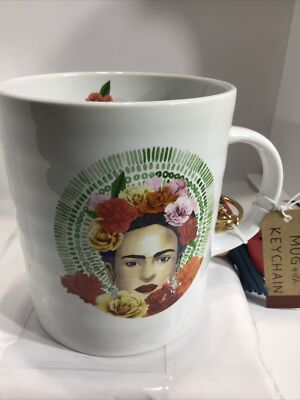 ORIENTAL KEYCHAIN MUG COFFEE TEA CUP Art Deco Print B209 