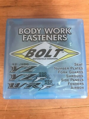 🧰 Yamaha YZ125 Plastics & Body Bolt Kit – 2002–2021 – Every Fastener Included