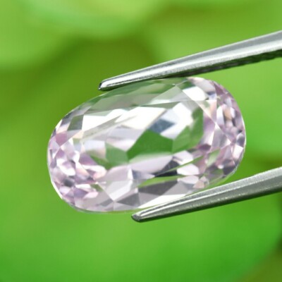 4.42 Ct Kunzita Natural Rosa sin Tratar origen Afganistán Claridad VVS(Ver vídeo