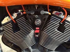 ORANGE 8MM PERFORMANCE IGNITION LEADS VICTORY HAMMER 106 100 92 PRE 05 QUALITY.