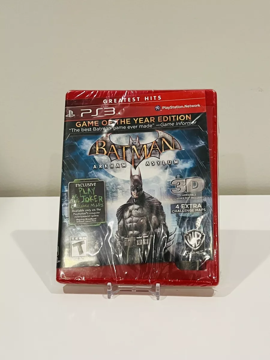 Batman: Arkham Asylum Game of the Year Playstation 3 Game