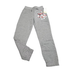 Boys Girls Disney Mickey Mouse Friends Joggers Pants Medium Size Charcoal Gray
