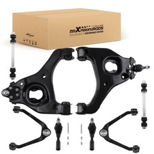 8x Front Upper Lower Control Arms Sway Bars For 1999-2006 Chevy Silverado 1500