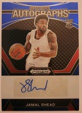 Jamal Shead 2024 Prizm Draft Picks   Blue Prizm Auto /149 #DPA-JMS RC Hou Tor