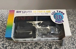 ARGUS 3D STEREO CAMERA & VIEWER PHOTO KIT, 1990’s NIB