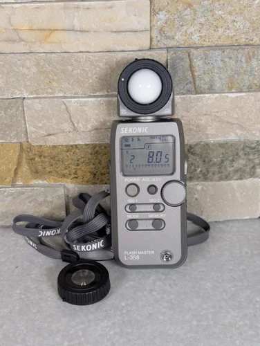 Sekonic Flash Master L-358 Digital Light Meter Tested Working Clean