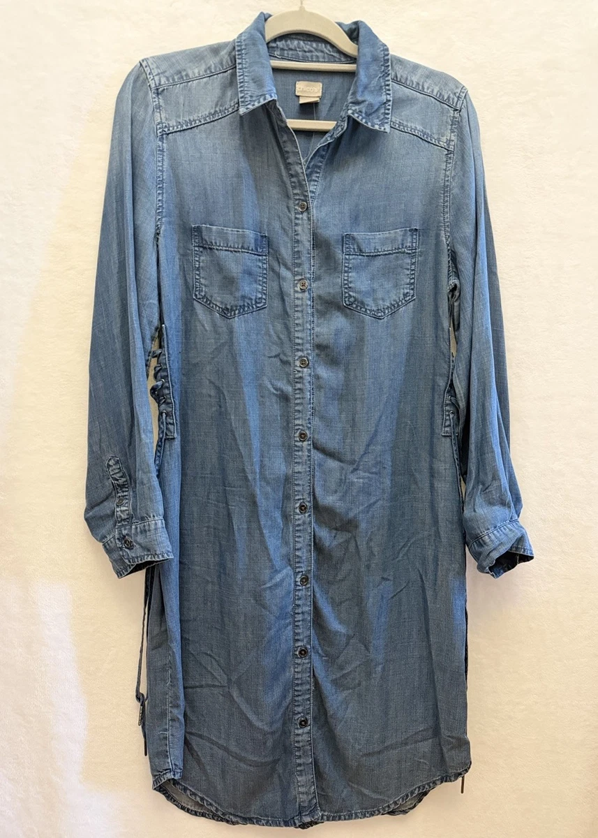 white christmas dresses Western Charm Denim Mini Dress in Medium Wash – Impressions Online Boutique