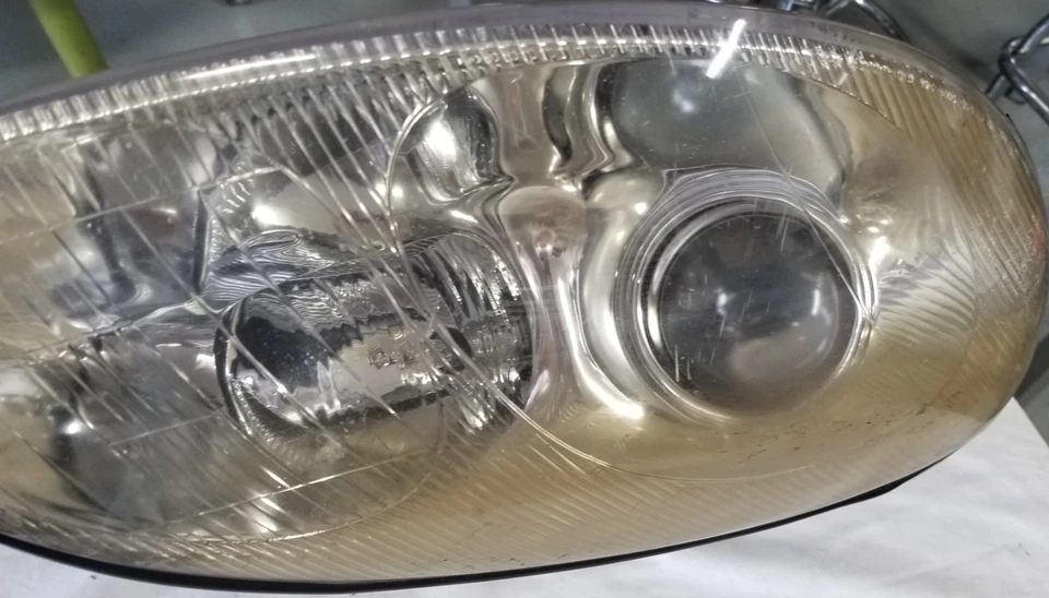 1997-02 Daewoo Leganza conjunto de farol destro 0301-000772 lado do passageiro com lâmpadas - Imagem 3 de 4