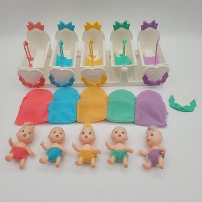 Vintage Tyco Quints Rocking Cradle For 5 Bassinet Newborns