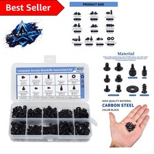 Complete 400PC Assortment of Computer Screws  Standoffs for Universal PC Builds