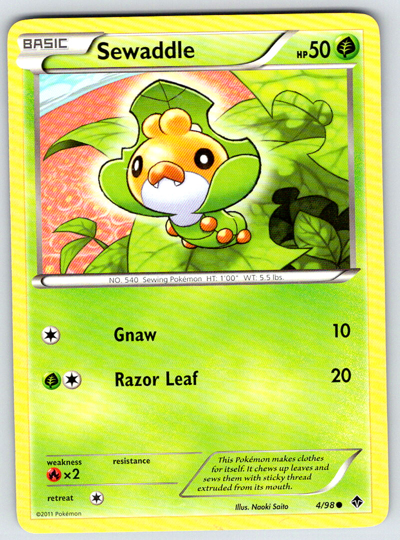 Sewaddle (4) 4/98 Emerging Powers Common 2011 NM