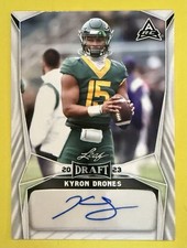2023 Leaf Draft ~ Kyron Drones RC #BA-KD1 ~ Silver  Auto ~ Virginia Tech