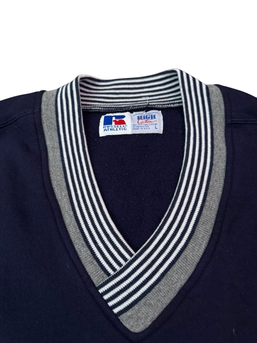 RUSSEL ATHLETIC スウェット 前V made in USA Vintage Men's Russell Athletic Garment Dyed High Cotton