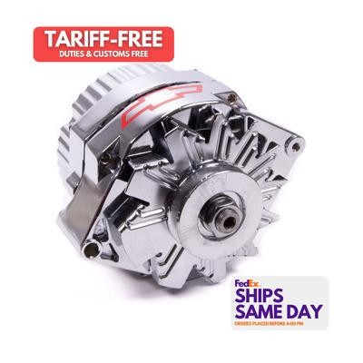Proform 141-657, One Bowtie Chrome Fits Gm 100 Amp Alternator 1-Wire Performance