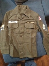 Vintage US Army Military Wool Shirt