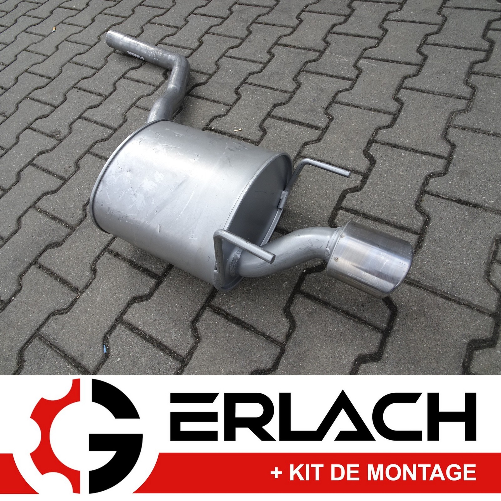 Silencieux arrière pour Mercedes CLK W208 d'échappement auto coupé et cabriolet Kompressor 3316