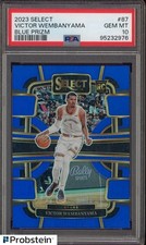 2023 Panini Select Blue Prizm #87 Vctor Wembanyama Spurs RC Rookie PSA 10