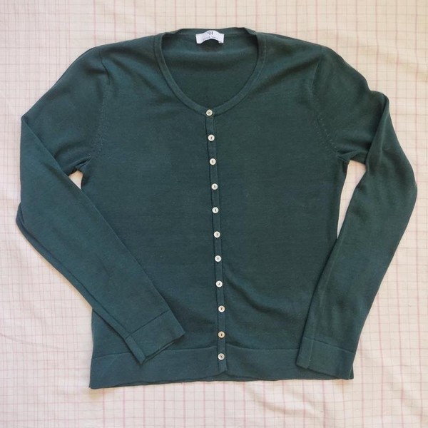 Women Peter Hahn Cardigan Green 38