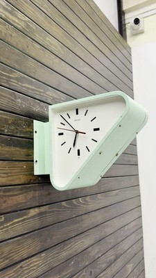 Japan VintageSEIKOSHA/セイコー WALL精工舎壁掛船舶時計 Rare Seiko Nautical Antique Ship Clock Double Side Wall Mount Blue