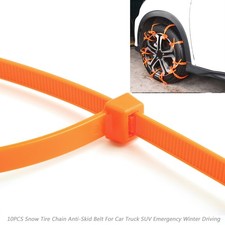 40pcs Car Anti-skid Belts Snow Tire Chains Suv Truck Winter Emergency Traction