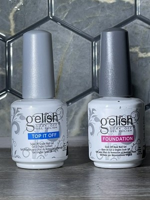 Gelish Soak-Off Gel Foundation und Top it off 