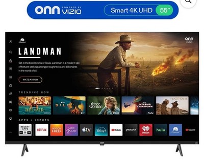 ONN Roku 100012586 55'' Class 4K UHD HDR LED Smart TV