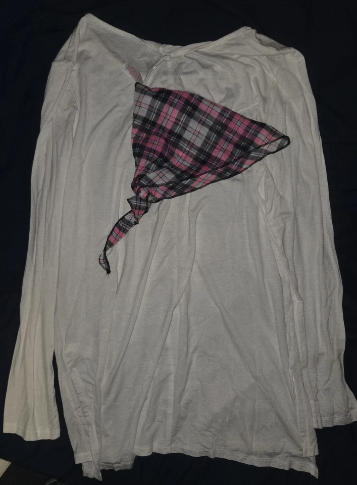 Justice for Girls Unicorns World Tour White Shirt & Headscarf ~Size 20 - Image 4 of 4