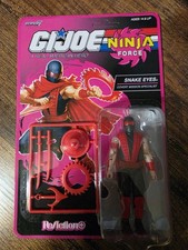 Super 7 Reaction  G.I. Joe Ninja Force Snake Eyes  Target Exclusive