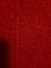 Red Maroon 100% Wool Ruffle Trim Zip Up VENARIO  3/4 Coat Jacket Womens Large L — photo 8