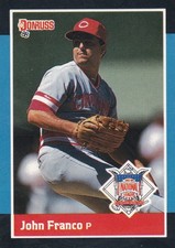 1988 Donruss MLB Cincinnati Reds John Franco Trading Card