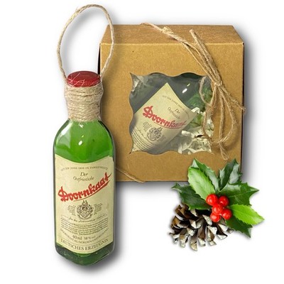 Doornkaat Kornbrand Grain Brandy Artisan Vintage Glass Bottle Ornament