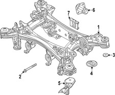 Genuine Mazda Suspension Cross-Member Nut 9YB0-41-419