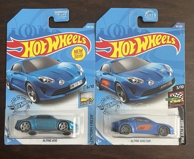 Hot Wheels Blue Alpine A110 Two Pack 1:64 Diecast Cars   