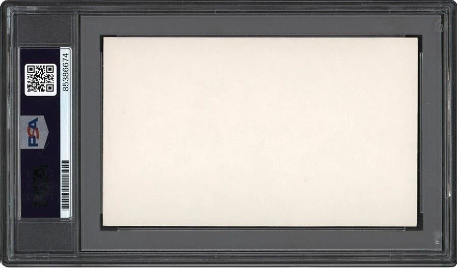 002, Joe DiMaggio HOF, Original Autograph, Index Card, Yankees, PSA/DNA - Image 3 of 4