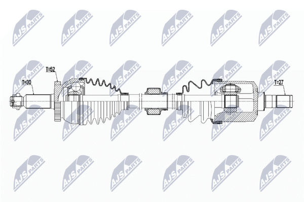 NTY Antriebswelle NPW-HY-565 FüR Hyundai-image