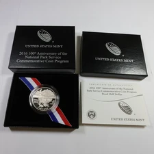 2016 S Proof 100th Anniversary National Park Service Half Dollar 50c Coin 58170Q