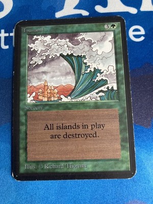 1x MTG Alpha Tsunami Magic: The Gathering Moderate Play