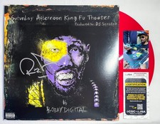 RZA Signed Saturday Afternoon Kung Fu Theatre Red Vinyl Album EXACT Proof JSA