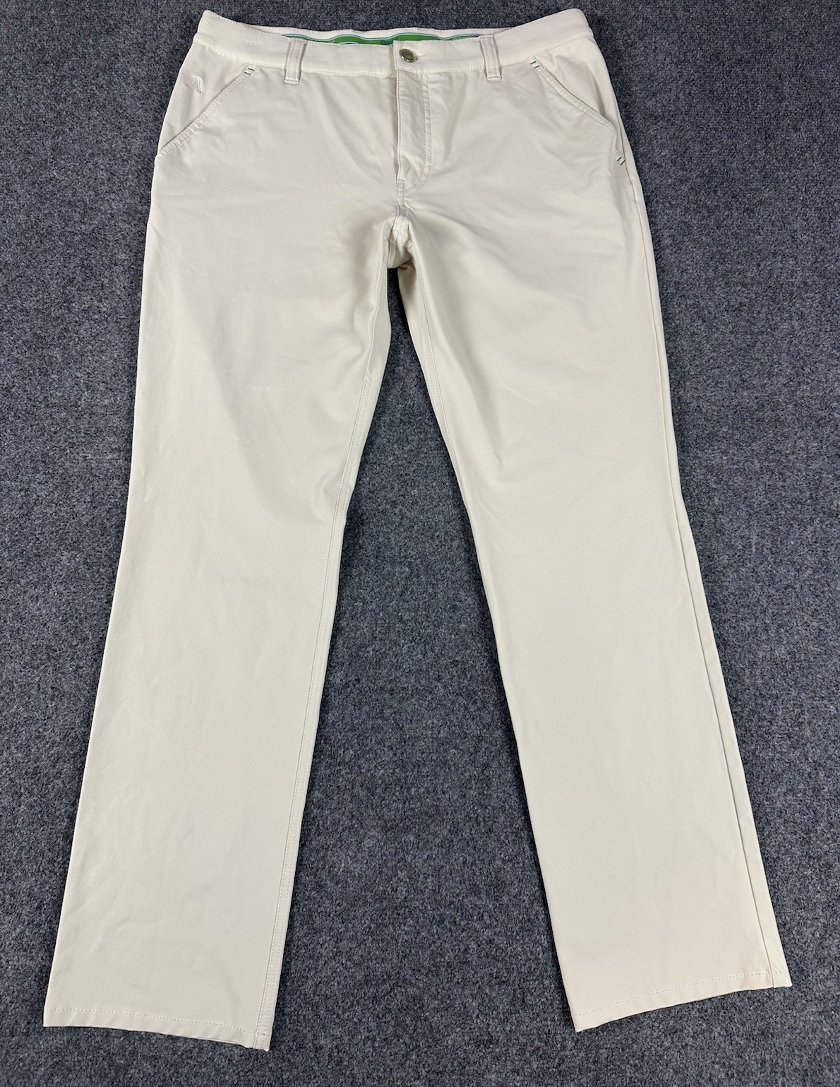 Alberto Golf Pro Modern Fit Pants Men's Size 35X31 (52) Cream 3XDRY Cooler