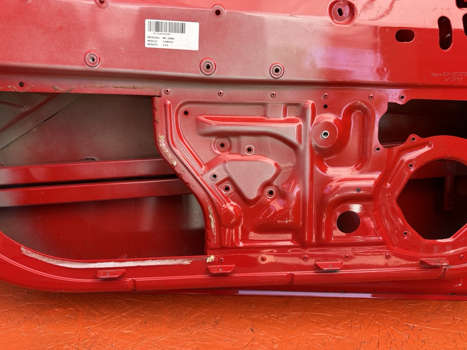 2015 2016 2017 2018 Ferrari California T Left Driver Door Shell Assembly OEM