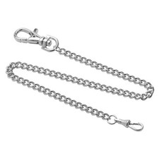 Stainless Steel 14 Inch Pocket Watch Chain  GWCSTCHAIN