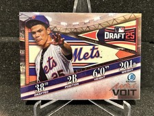 Mitch Voit 2025 Bowman Draft Chrome Draft Night #BDN-4 NY Mets