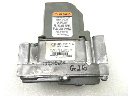 Honeywell VR8205H8016  HVAC Furnace Gas Valve Rheem Ruud 60-22866-01 used #G26