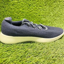 Allbirds Wool Runners Mens Size 8 Blue White Athletic Walking Shoes Sneakers